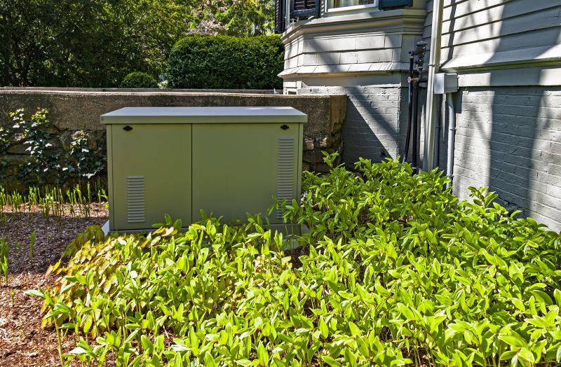 Residential Backup Generator in Use